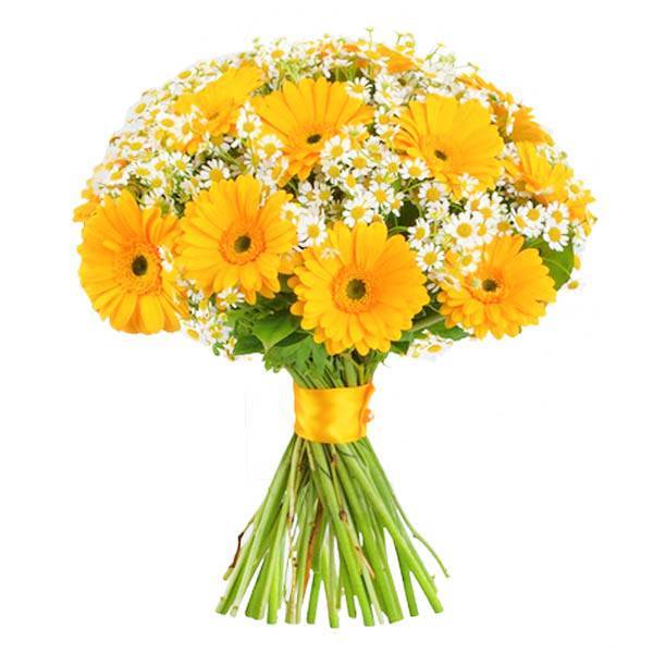 Букет "Любви начало было летом"