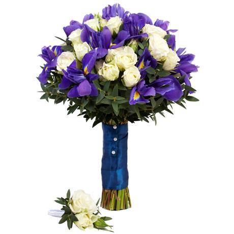 Букет невесты «Морской прибой»