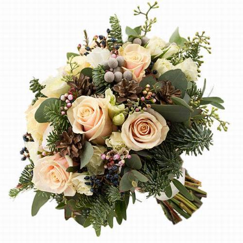 Букет невесты «Зимний поцелуй»