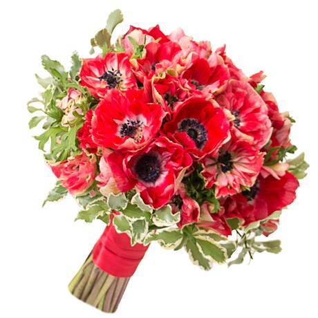 Букет невесты с анемонами «Маковка»