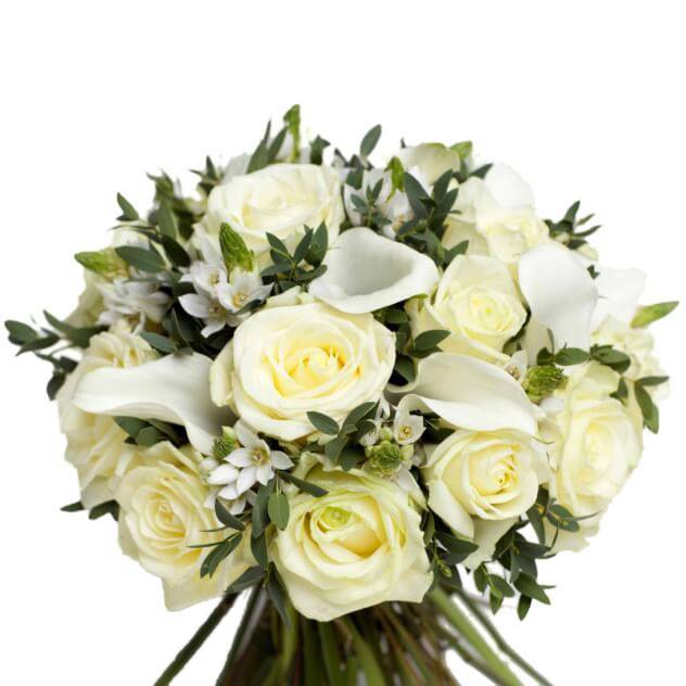 Букет невесты "Снежной королевой явилась"