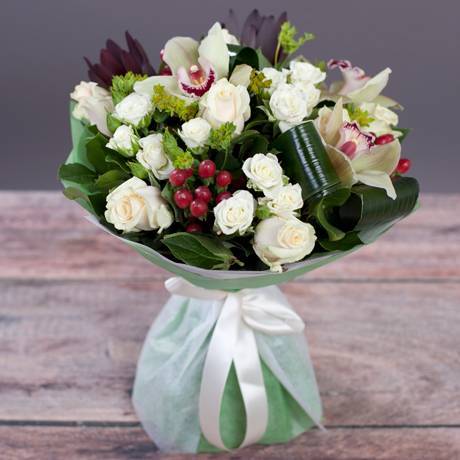 Букет «Сливочный шоколад» (средний)