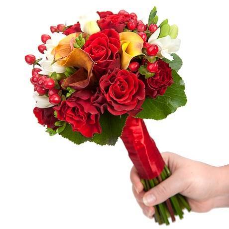 Букет невесты «Ягодные поцелуи»